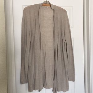 Eileen Fisher tan summer cardigan